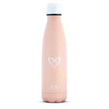 Zoe Edelstahl Isolierte Wasserflasche, Pink, 500 ml