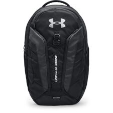 UA Hustle Pro Backpack, Black/Metallic Silver