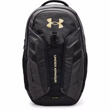 UA Hustle Pro Backpack, Black Medium Heather/Black