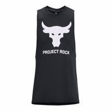 UA Project Rock Brahma Bull Tank, Black/White 
