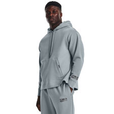 UA Summit Knit Hoodie, Harbor Blue/Black 