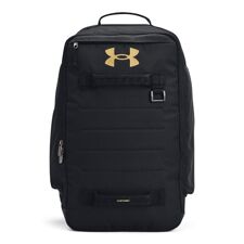 UA Contain Backpack, Black/Metallic Gold