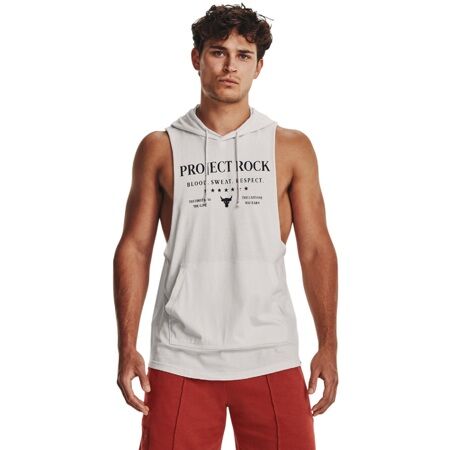 The rock hot sale hoodie tank