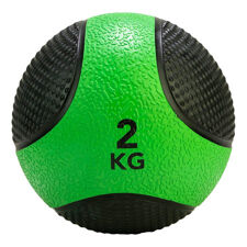 Medizinball 2kg, Grün/Schwarz