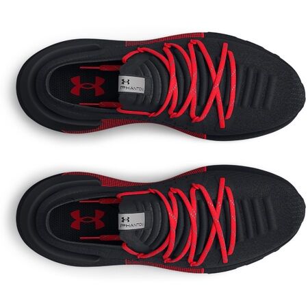 UA HOVR Phantom 3 Running Shoes, Black/Bolt Red, Under Armour