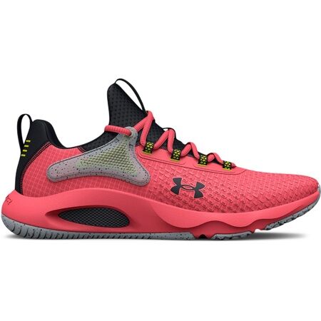 Under armour red and cheap black shoes