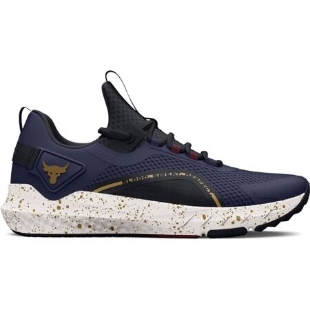 Navy and gold under armour outlet shoes