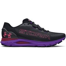 UA HOVR Sonic 6 Storm Women's Running Shoes, Black/Metro Purple 
