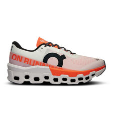 On Cloudmonster 2 Running Shoes, Undyed/Flame 