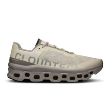On Cloudmonster Running Shoes, Ice/Alloy 