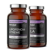 Lipofenom Xtreme, 90 kapsul + Tonalin CLA, 60 softgel kapsul GRATIS