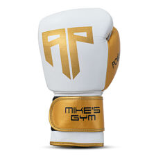 Polleo x AP Boxing Gloves Leather, White/Golden 