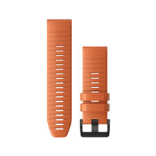 Garmin Austauscharmband für Fenix 6X/7X, Silikon, Quick Fit 26", Ember Orange