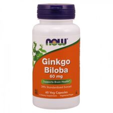 Ginkgo Biloba, 60 mg, 60 Kapseln