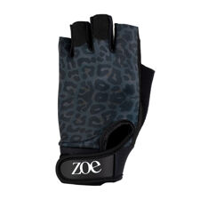 Zoe Printed Fitness Gloves, Leopard 