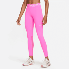 Nike Pro Mid-Rise Women's Leggings, Playful Pink/White 