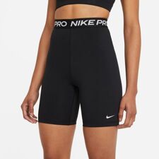 Nike Pro 365 7in High Waistband Women's Shorts, Black/White 