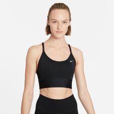 Nike Indy Longline Padded Women's Bra, Black/White 