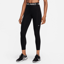 Nike Pro 365 Mid-Rise Women's Leggings, 7/8 Black/White 