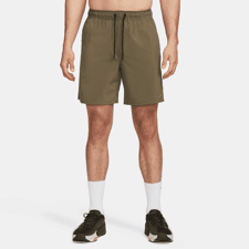 Nike Dri-FIT Unlimited 7in Shorts, Medium Olive/Black 