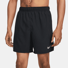 Nike Dri-FIT Challenger 7in Shorts, Black/Reflective Silver 