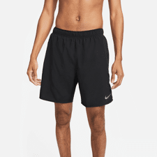Nike Challenger Dri-FIT 2-in-1 Shorts, Black/Reflective Silver 