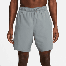 Nike Challenger Dri-FIT 2-in-1 Shorts, Smoke Grey/Reflective Silver 