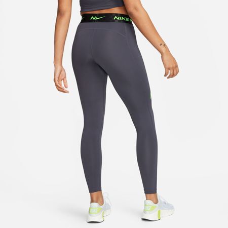 Nike Pro Dri-Fit Compression Pants Women's Black/Neon Green Used