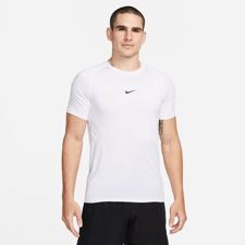 Nike Pro Dri-FIT Short Sleeve Shirt, White/Black 