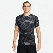 Nike Pro Dri-FIT SS Shirt, Black/White 