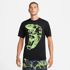 Nike Dri-FIT Hyverse Studio '72 SS Shirt, Black/Lime 