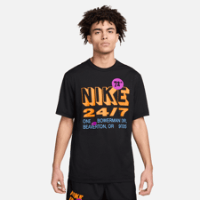 Nike Hyverse Dri-FIT UV Short-Sleeve Fitness Top, Black 