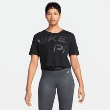 Nike Pro Graphic Women's SS Shirt, Black 