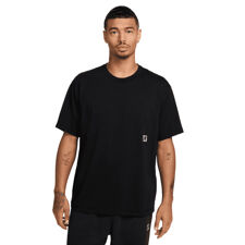 Nike Dri-FIT Gym Heritage Top SS Shirt, Black 