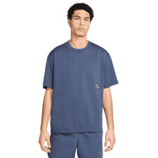Nike Dri-FIT Gym Heritage Top SS Shirt, Thunder Blue 
