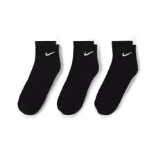 Nike Everyday Cushioned Socks, Black/White 