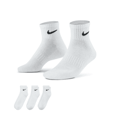 Nike Everyday Cushioned Socks, White/Black 