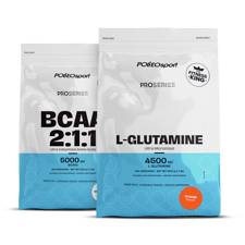 Proseries BCAA 2:1:1, 500 g + Glutamine, 500 g GRATIS