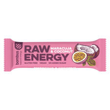 Bombus Raw Energy Bar, Marakuja i Kokos, 50 g