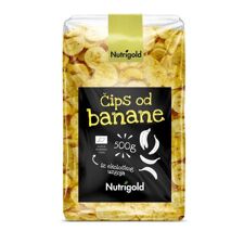 Bananin čips, ekološki, 500 g