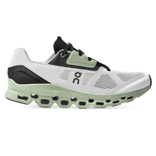 On Cloudstratus Running Shoes, White/Black 