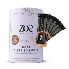zoe Boss Sleep Formula, 200g + 5X Zoe Protein Bar, 50g - Choco Hazelnut Rocher GRATIS