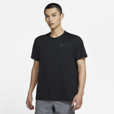 Nike Pro Dri-Fit SS Shirt, Black/Dark Grey 