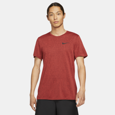 Nike Dri-Fit Superset Short Sleeve Shirt, Dark Cayenne/Black 