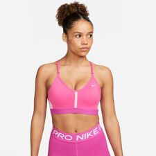 Nike Indy V-Neck Women's Bra, Pinksicle/Med Soft Pink/White 
