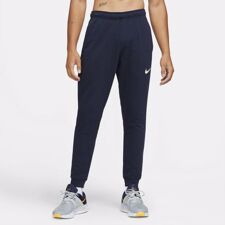 Nike Dri-Fit Tapered Training Pants, Obsidian/White 