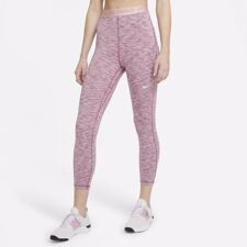 Nike High Space Dye Cropped Women's Leggings, Sweet Beet/Pink Glaze/White 