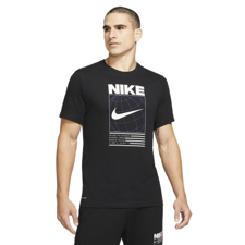 Nike Dri-Fit 6/1 Graphic Short Sleeve Shirt, Black 