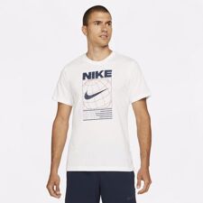 Nike Dri-Fit 6/1 Graphic Short Sleeve Shirt, White 