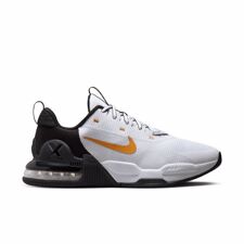 Nike Air Max Alpha Trainer 5 Training Shoe, White/Gold Suede/Black 